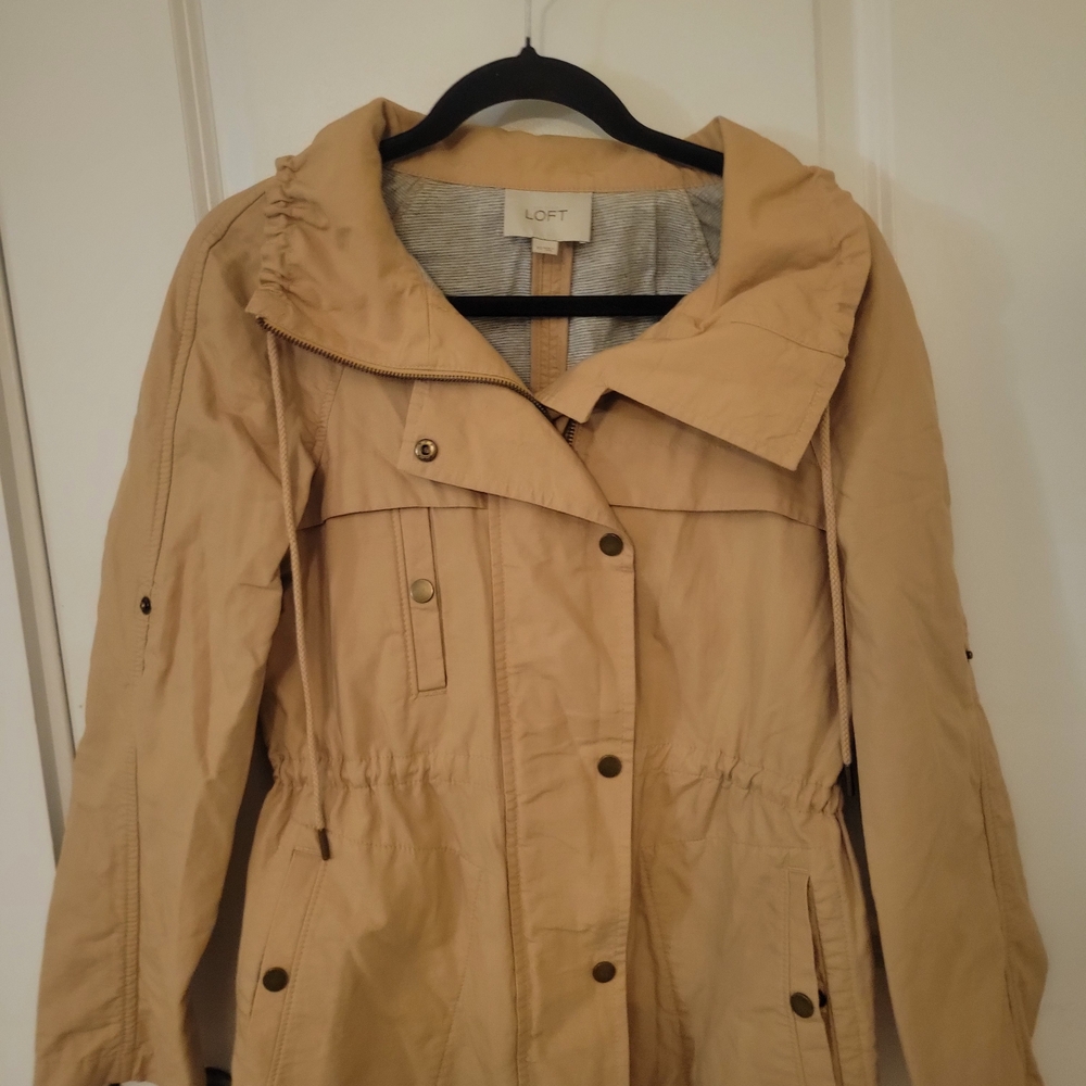LOFT Women's Utility Jacket in Tan